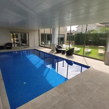 Sanxenxo Casa Rial 47 Con Piscina Climatizada Villa Exterior photo